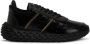 Giuseppe Zanotti Urchin crocodile-embossed panelled sneakers Black - Thumbnail 1