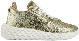 Giuseppe Zanotti Urchin glitter sneakers Gold