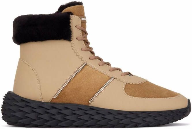 Giuseppe Zanotti Urchin high-top sneakers Neutrals