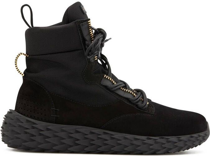 Giuseppe Zanotti Urchin high-top suede sneakers Black