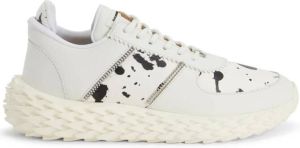 Giuseppe Zanotti Urchin paint splatter-detail sneakers White