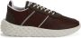 Giuseppe Zanotti Urchin panelled leather sneakers Brown - Thumbnail 1