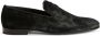 Giuseppe Zanotti velvet slip-on loafers Black - Thumbnail 1
