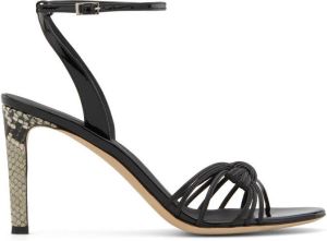Giuseppe Zanotti Ylenia python-print sandals Black