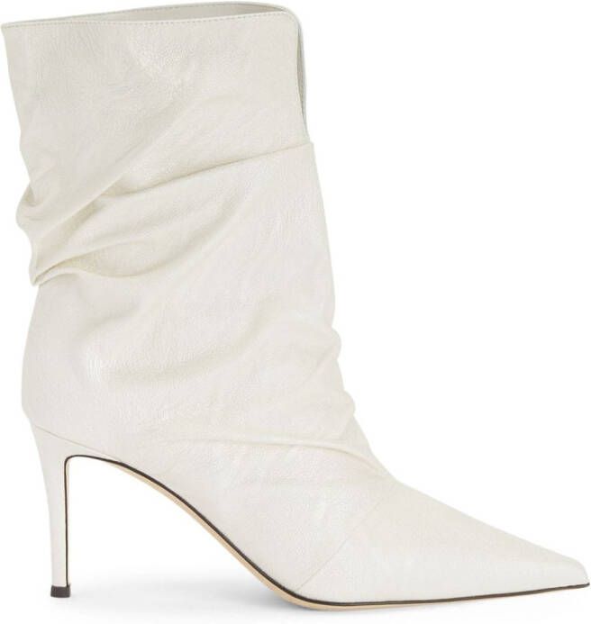 Giuseppe Zanotti Yunah 85mm leather boots White