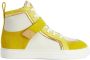 Giuseppe Zanotti Zenas high-top panelled sneakers Yellow - Thumbnail 1