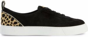 Giuseppe Zanotti Zenas suede low-top sneakers Black