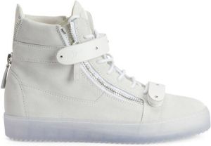Giuseppe Zanotti zip-details high-top sneakers White