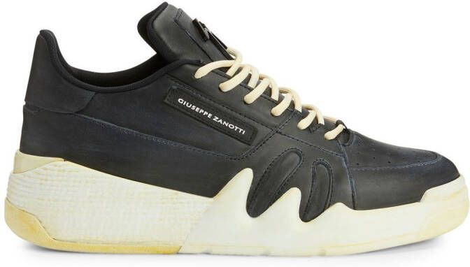 Giuseppe Zanotti zip-details low-top sneakers Black