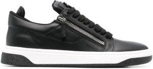 Giuseppe Zanotti zip-details low-top sneakers Black