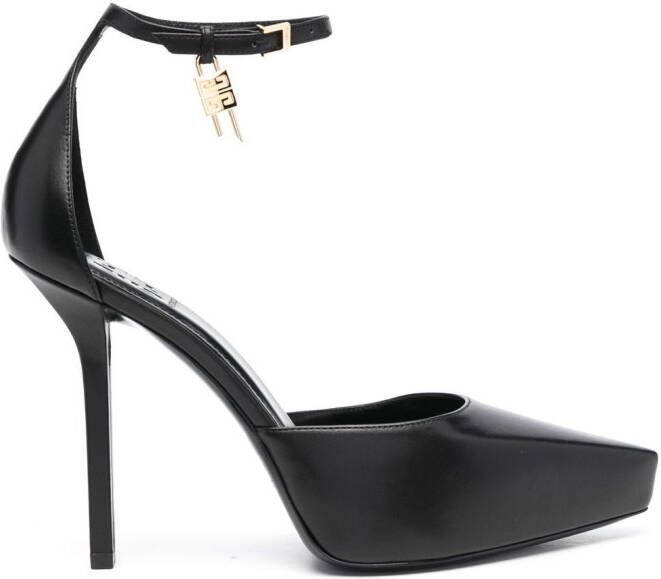 Givenchy 125mm leather pointed pumps Black