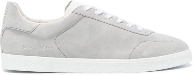 Givenchy 4G-motif suede sneakers Grey