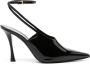 Givenchy 95mm patent leather slingback pumps Black - Thumbnail 1
