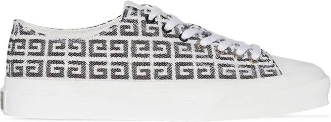 Givenchy City 4G-monogram low-top sneakers White