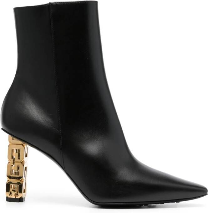 Givenchy G Cube 90mm leather ankle boots Black