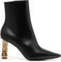 Givenchy G Cube 90mm leather ankle boots Black - Thumbnail 1
