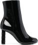 Givenchy G Cube 95mm leather ankle boots Black - Thumbnail 1