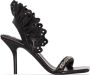 Givenchy G Woven slingback sandals Black - Thumbnail 1