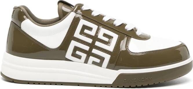 Givenchy G4 panelled leather sneakers Green