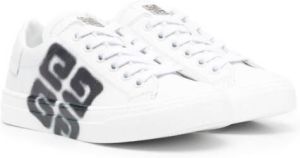 Givenchy Kids 4G graffiti-print sneakers White