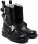 Givenchy Kids buckled stud-embellished boots Black - Thumbnail 1