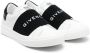 Givenchy Kids embroidered-logo slip-on sneakers White - Thumbnail 1