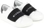 Givenchy Kids logo-strap leather sneakers White - Thumbnail 1