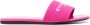 Givenchy logo-print cotton slides Pink - Thumbnail 1