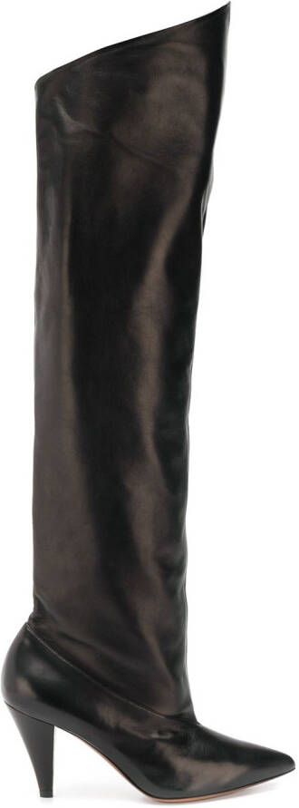 Givenchy over the knee boots Black