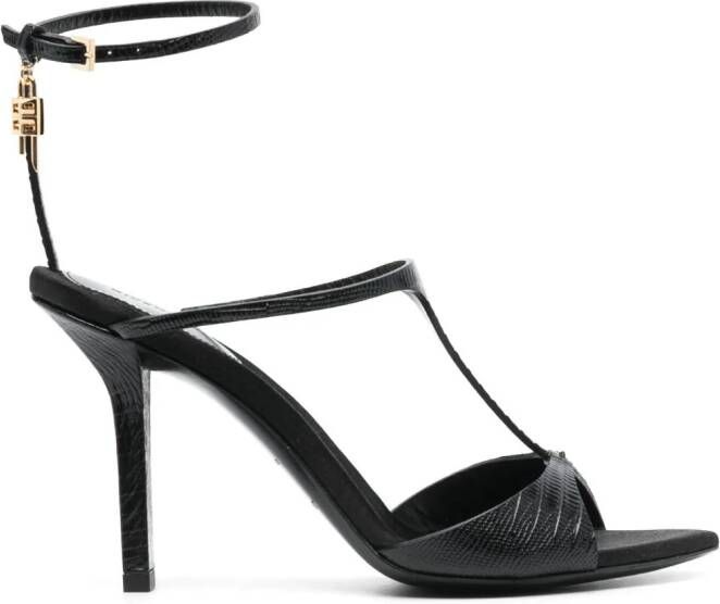 Givenchy padlock-detailed 110mm sandals Black