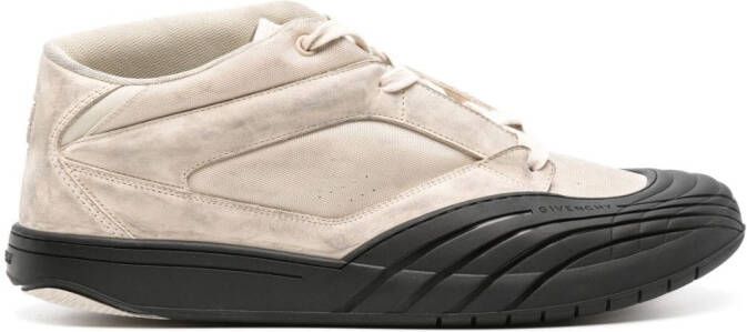 Givenchy Skate distressed sneakers Neutrals
