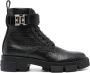 Givenchy Terra 4G monogram-pattern boots Black - Thumbnail 1