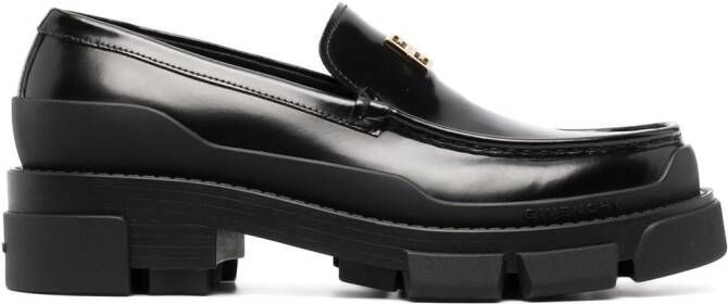 Givenchy Terra chunky leather loafers Black