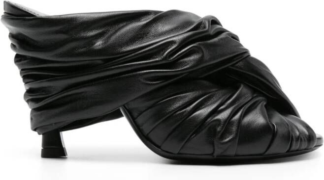 Givenchy Twist leather mules Black