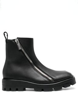 GmbH double-zip ankle boots Black