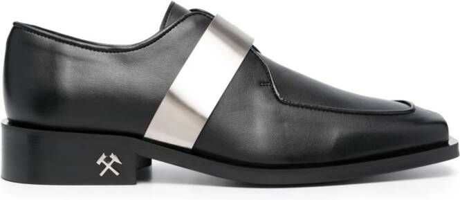 GmbH Sinan faux-leather loafers Black
