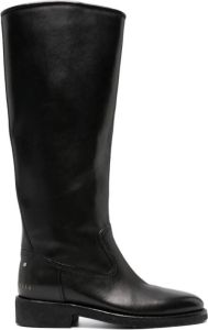 Golden Goose 35mm leather riding boots Black