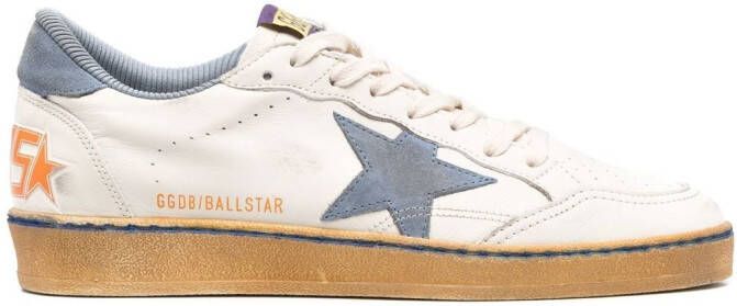 Golden Goose Ball Star leather low-top sneakers Neutrals