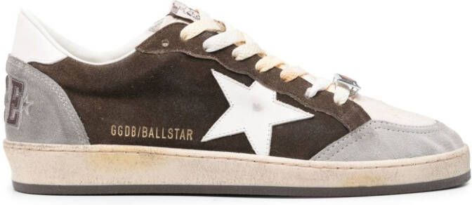 Golden Goose Ball Star leather sneakers Brown