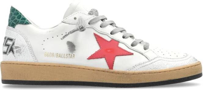 Golden Goose Ball Star leather sneakers Yellow