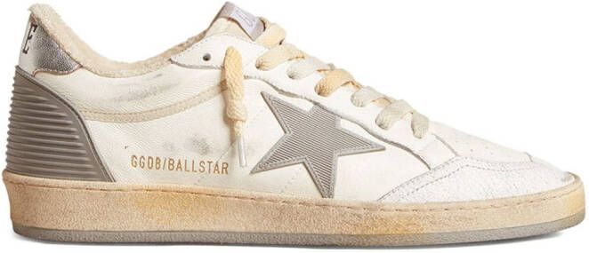 Golden Goose Ballstar leather sneakers White
