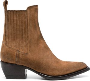 Golden Goose Debbie leather ankle boots Brown