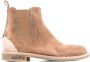 Golden Goose elasticated side-panel detail boots Brown - Thumbnail 1