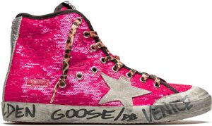 Golden Goose Francy high-top sneakers Pink