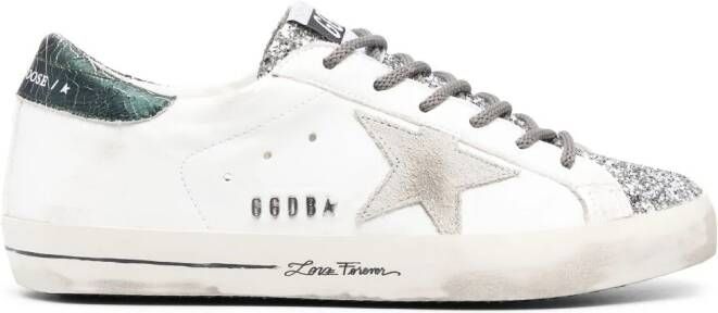 Golden Goose glitter-detail sneakers White