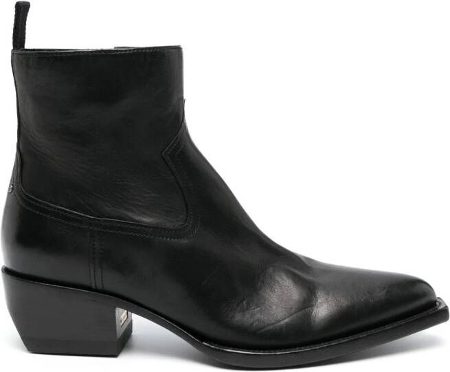 Golden Goose 45mm Debbie leather ankle boots Black