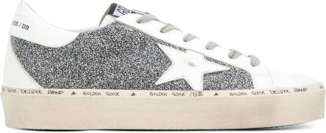 Golden Goose Hi Star glitter-embellished sneakers White