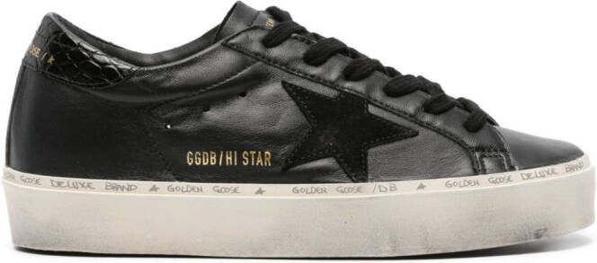 Golden Goose Hi Star leather sneakers Black