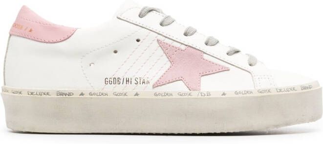 Golden Goose Hi Star platform sneakers White