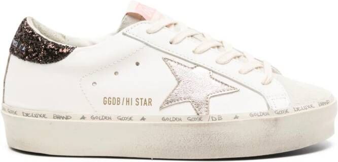 Golden Goose Hi Star platform sneakers White